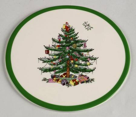 Christmas Tree Tile for 15" Wood Rectangular Cheese Tray