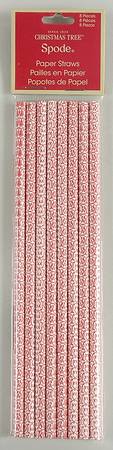 Christmas Tree (8 Pcs) Paper Straws