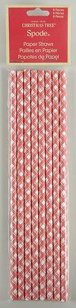 Christmas Tree (8 Pcs) Paper Straws