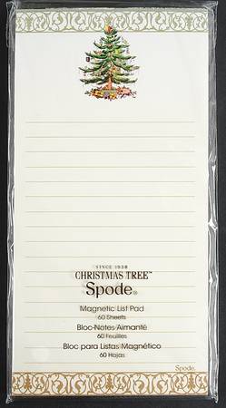 Christmas Tree Magnetic List Pad