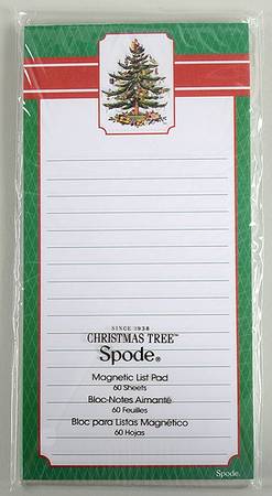 Christmas Tree Magnetic List Pad