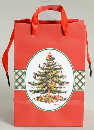 Christmas Tree Small Paper Gift Bag