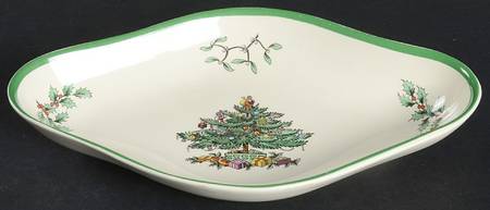 Christmas Tree 8" Pickle Dish