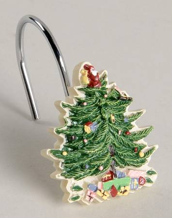 Christmas Tree Shower Curtain Hook