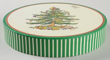 Christmas Tree Large Paper Nesting Box No Lid