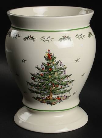 Christmas Tree 10" Vase