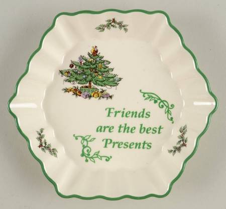 Christmas Tree 5" Hexagonal Tray