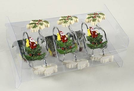 Christmas Tree (Set of 12) Shower Curtain Hooks