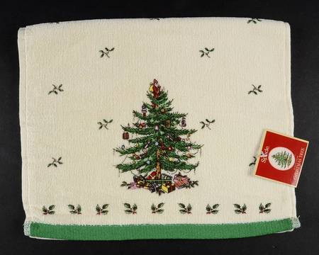 Christmas Tree Cloth Fingertip Towel