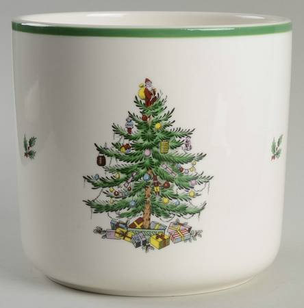 Christmas Tree Cookie Jar No Lid