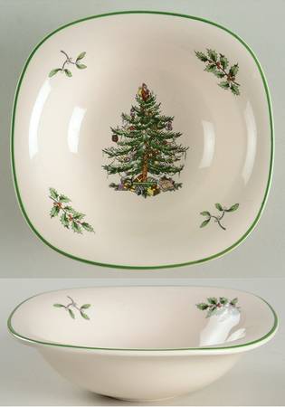 Christmas Tree Dip Bowl/Plate - Set of 3 Motif 1