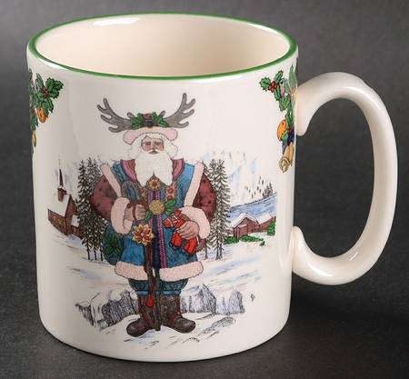 Christmas Tree Santa's  Around the World Mug