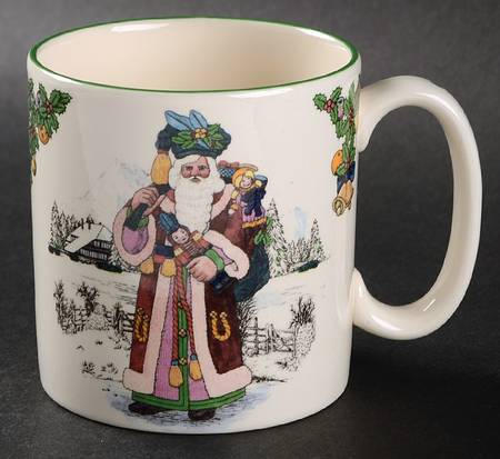 Christmas Tree Santa's  Around the World Mug