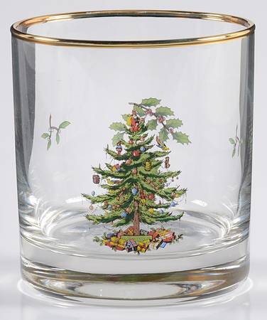 Christmas Tree Glassware Old Fashion/Votive