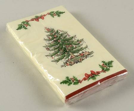 Christmas Tree Package of Paper Dinner Napkins
