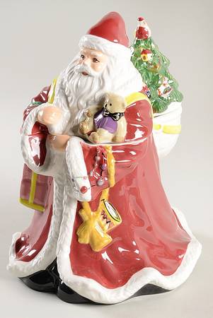 Christmas Tree Cookie Jar & Lid