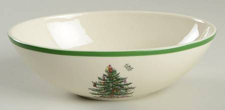 Christmas Tree 7" Oval Nesting Bowl