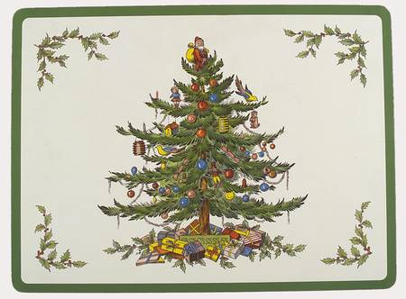 Christmas Tree Corkboard Placemat