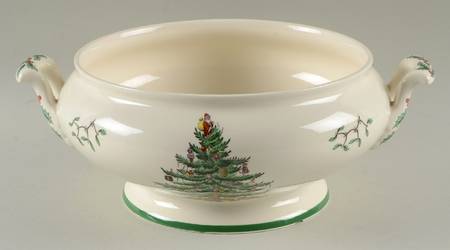 Christmas Tree Round Vegetable No Lid
