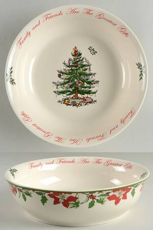Christmas Tree 10" Annual Round Serving Bowl