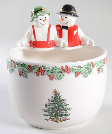 Christmas Tree Figural Candy Bowl