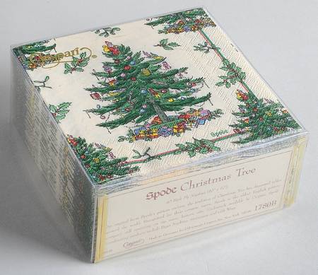 Christmas Tree Package of Paper Beverage Napkins