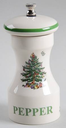 Christmas Tree Pepper Mill