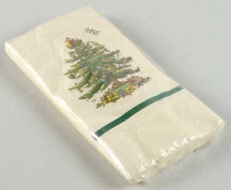 Christmas Tree Package of Paper Guest Dinner Napkins