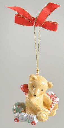 Christmas Tree Ornaments Joys & Toys - Teddy Bear - No Box 55b