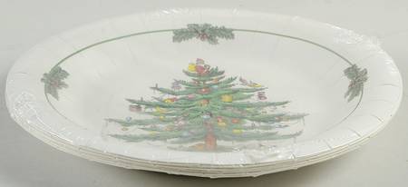 Christmas Tree (Pack of 8) Paper Luncheon Plate