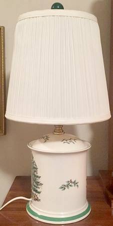 Christmas Tree 18" Electric Lamp & Shade