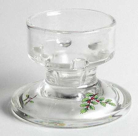 Christmas Tree Glassware Hurricane Lamp Base
