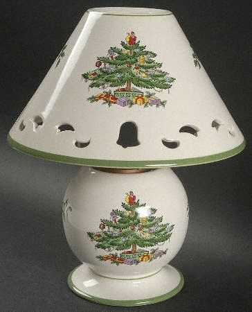 Christmas Tree Votive Lamp & Shade