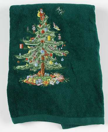 Christmas Tree Bath Towel