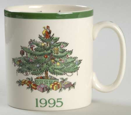 Christmas Tree 1995 Annual Christmas Mug