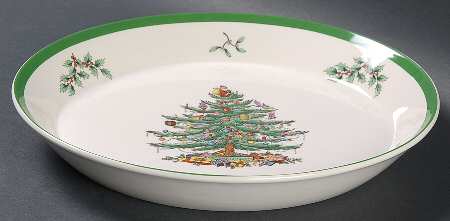 Christmas Tree Round Versatile Dish
