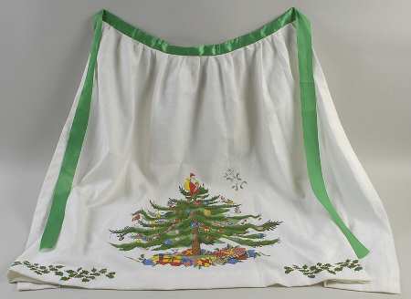 Christmas Tree 52" X 34" Cloth Kitchen Apron