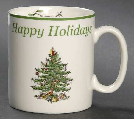Christmas Tree Sentiment Mug