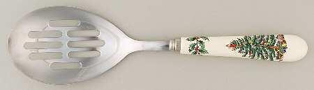 Christmas Tree Pierced Serving Spoon