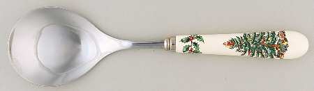 Christmas Tree Salad Serving Spoon with Stainless Bowl