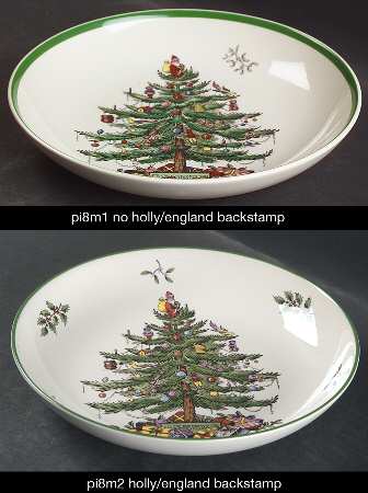 Christmas Tree 8" Individual Pasta Bowl
