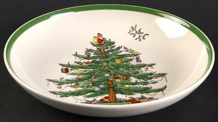 Christmas Tree 8" Individual Pasta Bowl