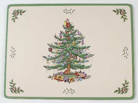 Christmas Tree Corkboard Placemat