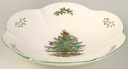 Christmas Tree 11" Daisy Bowl