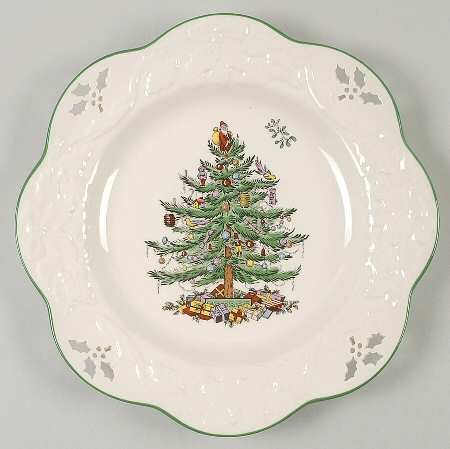Christmas Tree 9" Pierced Plate