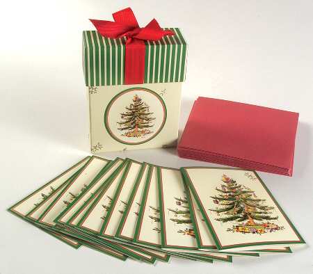 Christmas Tree Boxed Set of 15 Christmas Cards