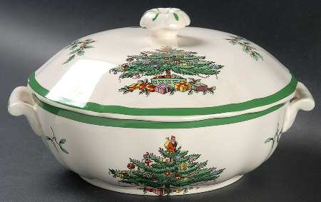 Christmas Tree Mini Round Covered Vegetable