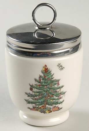 Christmas Tree Egg Coddler & Lid