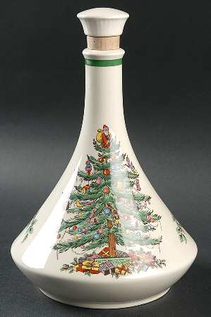 Christmas Tree Decanter and Stopper