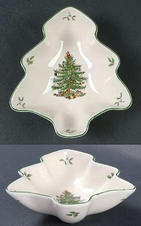 Christmas Tree 6" Tree Shaped Bowl